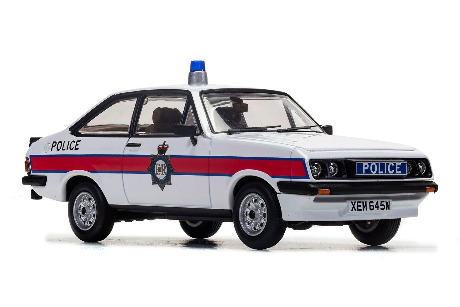 1/43 1981 Ford Escort Mk2 RS2000 - British Police - Merseyside - Corgi Vanguards