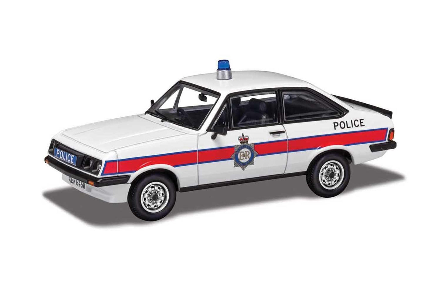 1/43 1981 Ford Escort Mk2 RS2000 - British Police - Merseyside - Corgi Vanguards