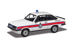 1/43 1981 Ford Escort Mk2 RS2000 - British Police - Merseyside - Corgi Vanguards | Model Car