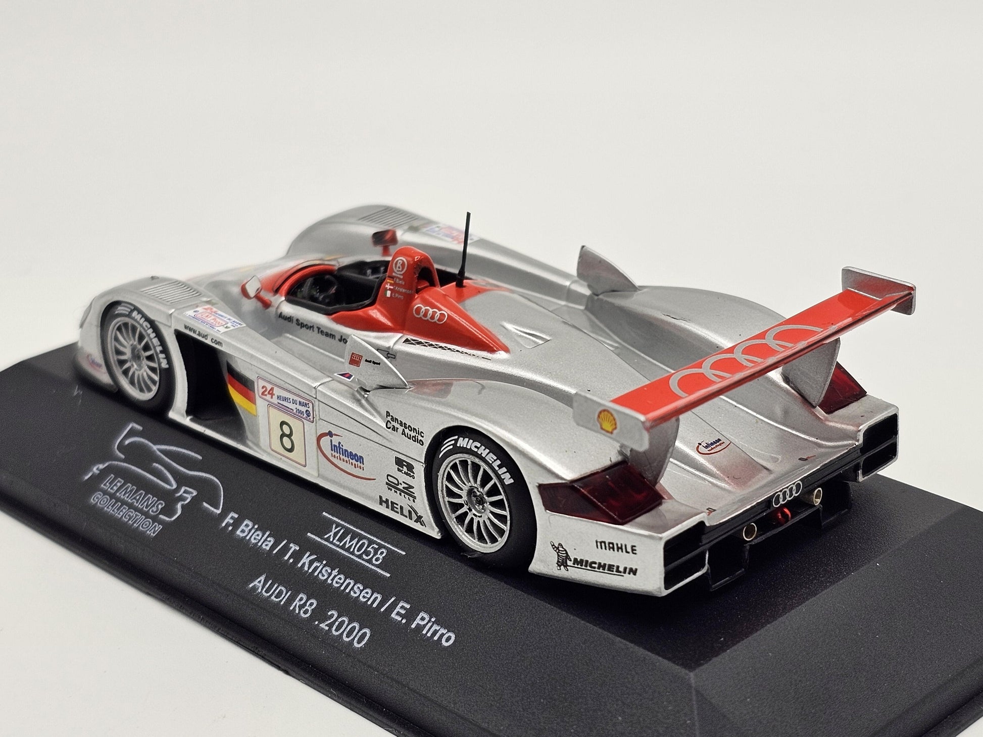 1/43 2000 Audi R8 - Biela / Ktristensen / Pirro - Onyx | Model Le Mans Car