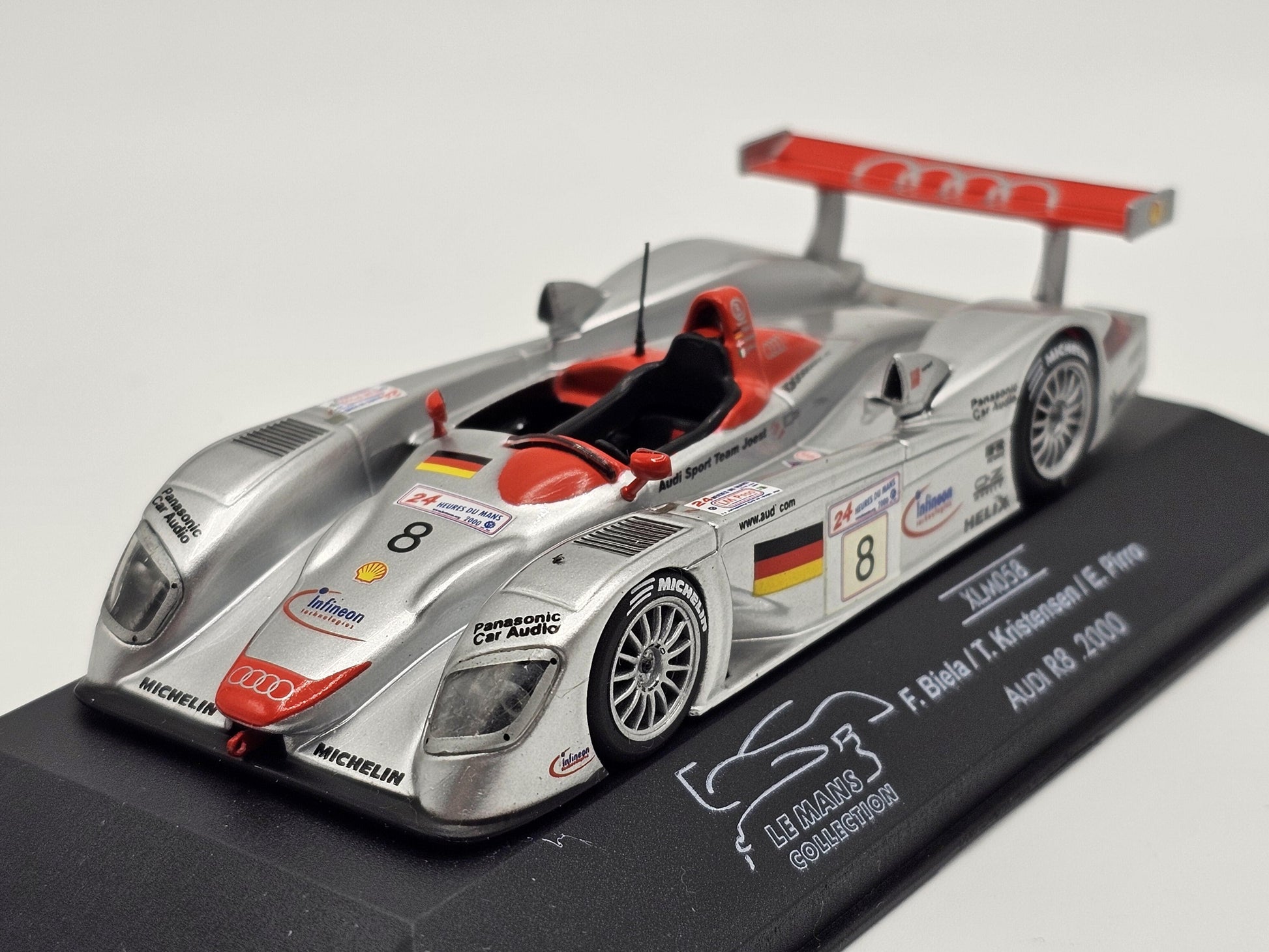 1/43 2000 Audi R8 - Biela / Ktristensen / Pirro - Onyx